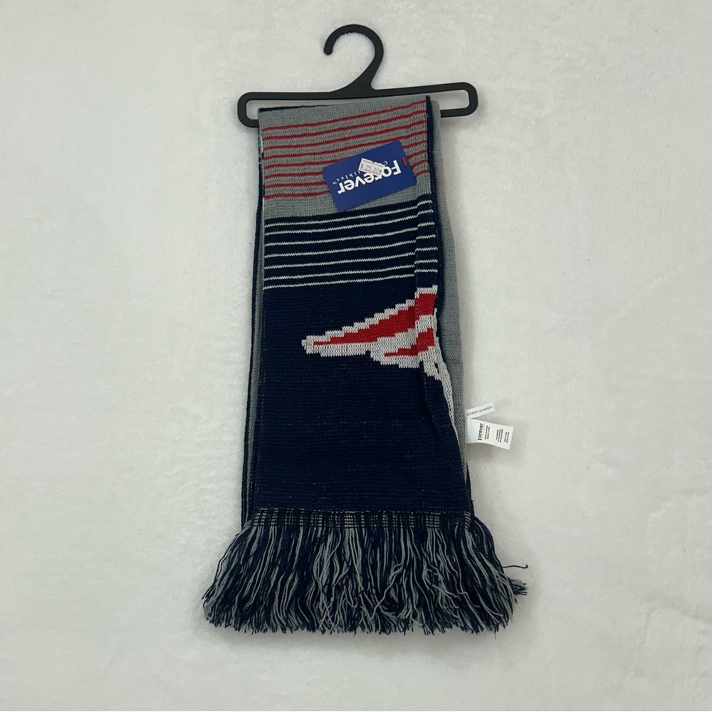 New England Patriots NFL Football FOCO Team Logo Acrylic Winter Scarf Scarve